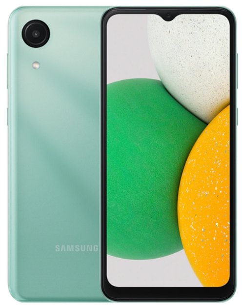 Смартфон Samsung Galaxy A03 Core 2/32Гб светло-зеленый Global