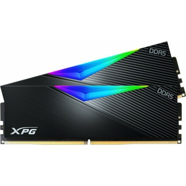 A-Data Lancer RGB DDR5 DIMM 6000MHz PC-48000 CL40 32Gb Kit (2x16Gb) AX5U6000C4016G-DCLARBK