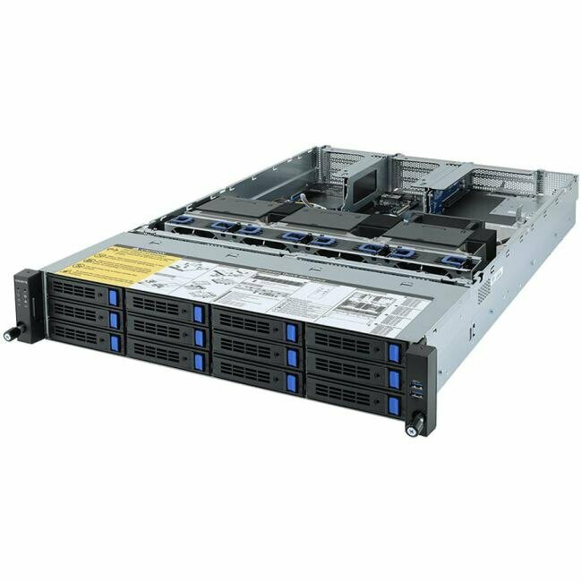 Сервер в корпусе высотой 2U Никс gS9600a/pro2U S931H2Aa EPYC 7252/128 ГБ/1 x 2 Тб HDD/Aspeed AST2500