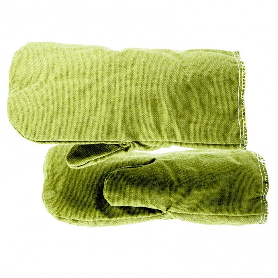 фото СИБРТЕХ Рукавицы утепленные, брезентовые, огнеупорные, ватин, 2 размер Россия Сибртех, ( 68116 )