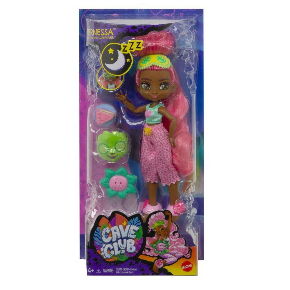 Кукла Mattel Cave Club Пижамная вечеринка Фернесса GTH03-no