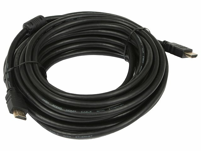 Кабель Telecom Кабель HDMI2.0 Telecom TCG200F, с ферритовыми кольцами (10м) (ret)