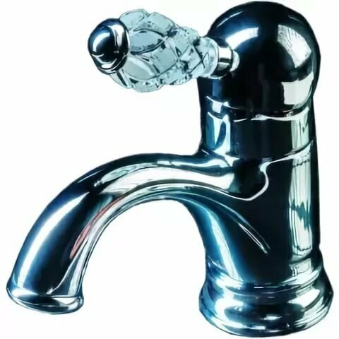 Смеситель для раковины Boheme CRYSTAL хром (одноручковый) 261-CRST