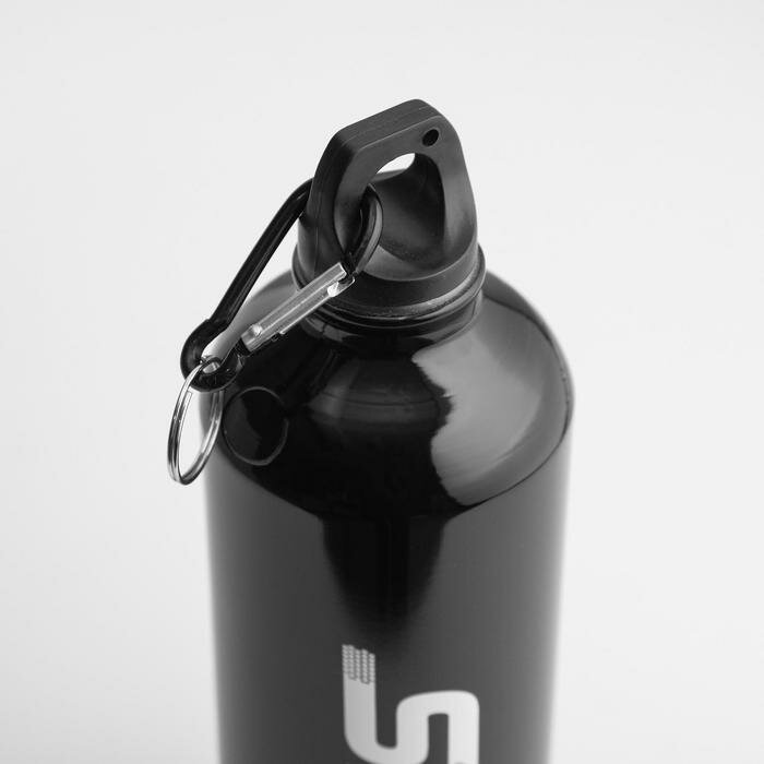 Фляжка-бутылка для воды "Мастер К.", 750 мл, 7 х 24.5 см, черная - фотография № 4