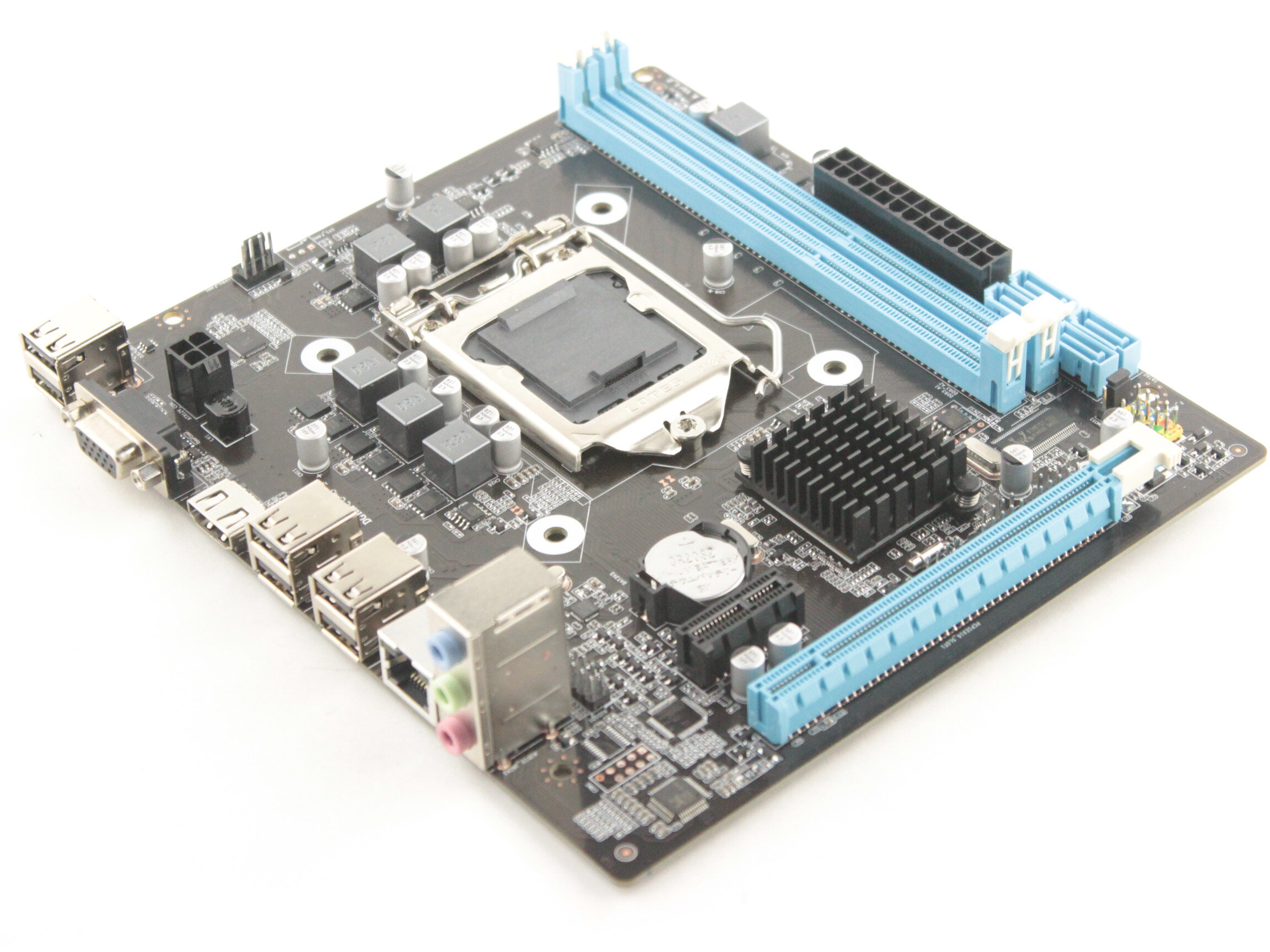 Материнская плата Socket LGA1156 H55 (2xDDR3 PCI-Ex16 PCI-Ex1 4xSATA HDMI VGA 4xUSB) (OEM)