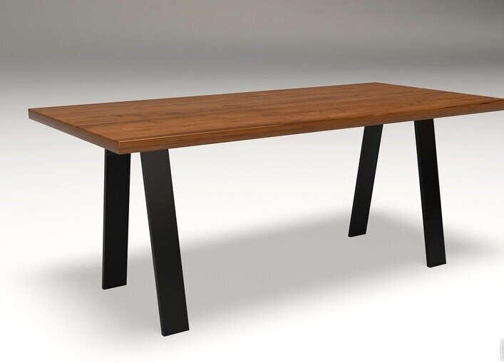 Подстолье/опора из металла для стола в стиле Лофт Модель 48 (4 штуки) - фотография № 1
