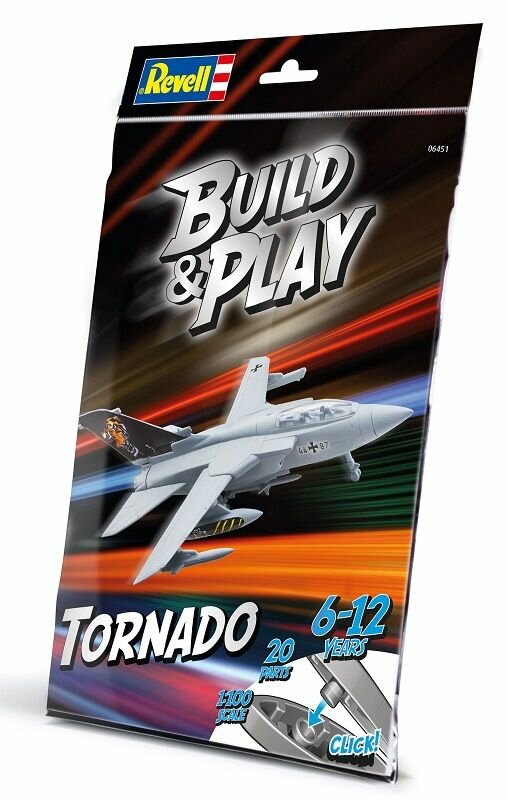 Сборная модель Revell Боевой реактивный самолёт Tornado IDS, 1/100 06451