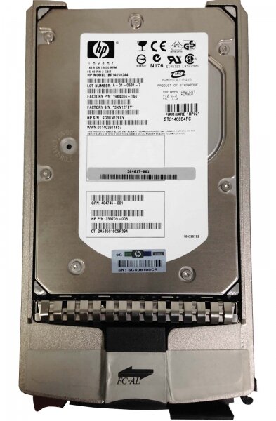   HP 359709-003 146,8Gb Fibre Channel 3,5" HDD