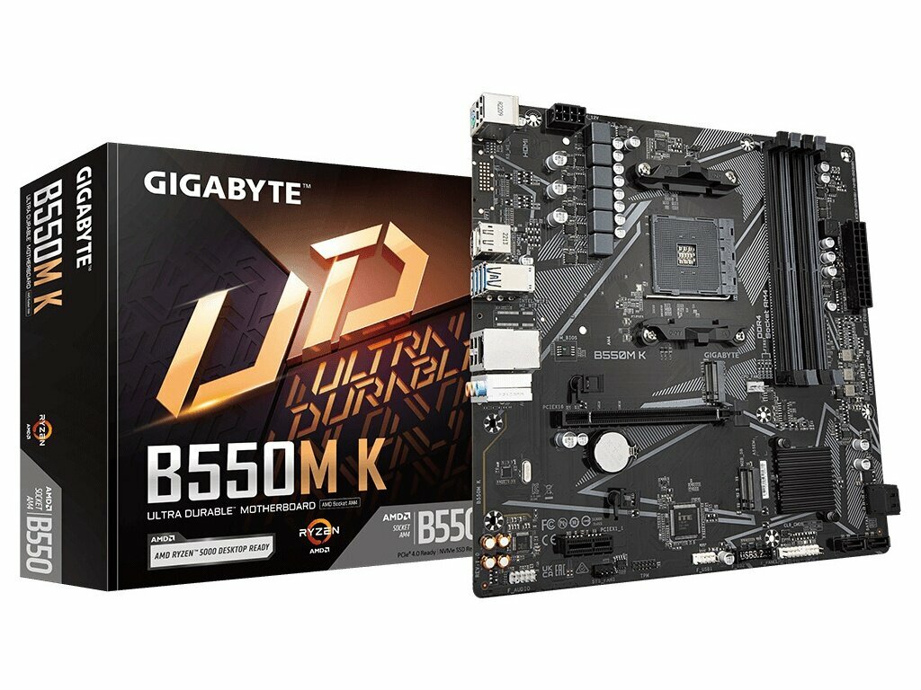 Материнская плата GIGABYTE B550M K (rev. 1.0)