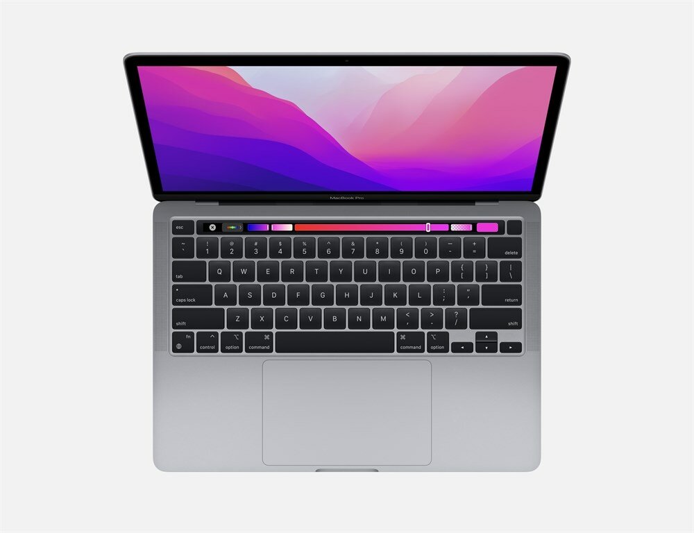 13.3" Ноутбук Apple MacBook Pro 13 2022 2560x1600, Apple M2, RAM 8 ГБ, SSD 256 ГБ, Apple graphics 10-core, macOS, MNEP3, серебристый, английская раскладка