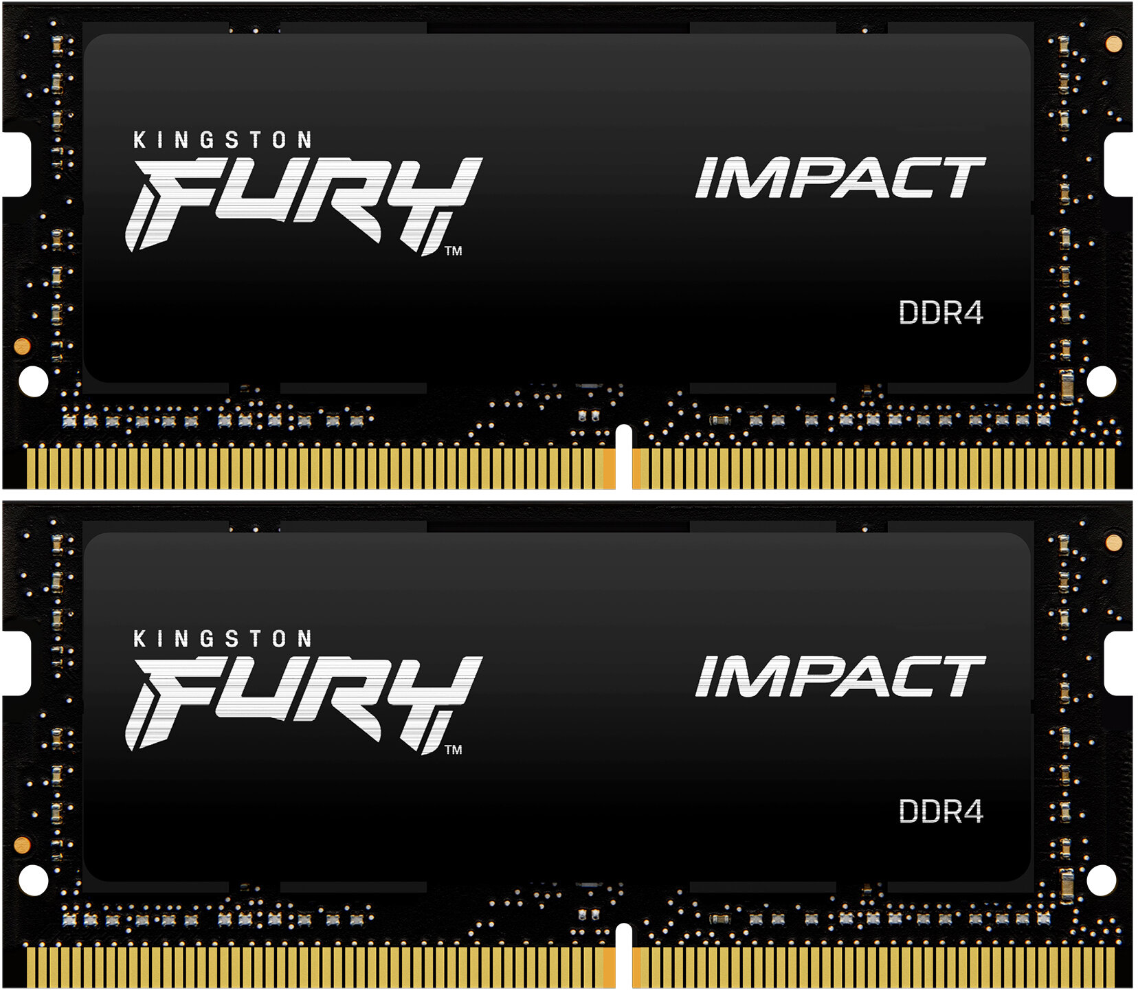 Kingston Память оперативная Kingston 64GB 3200MHz DDR4 CL20 SODIMM (Kit of 2) FURY Impact
