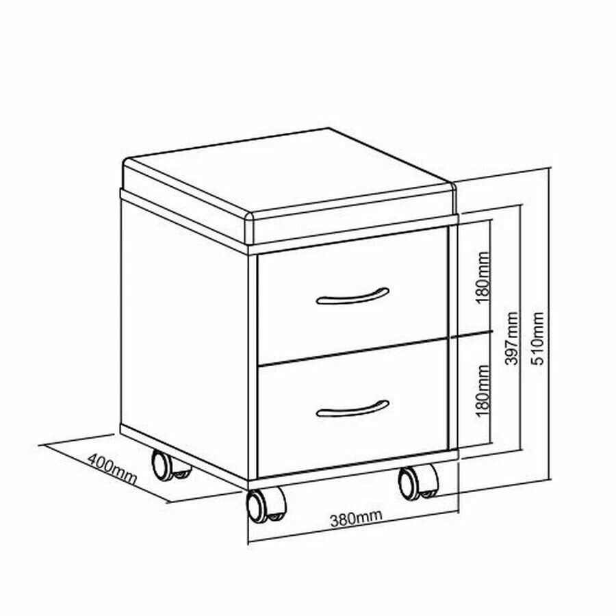 Тумбочка SS15W FunDesk 515713 (DK) - фото №2