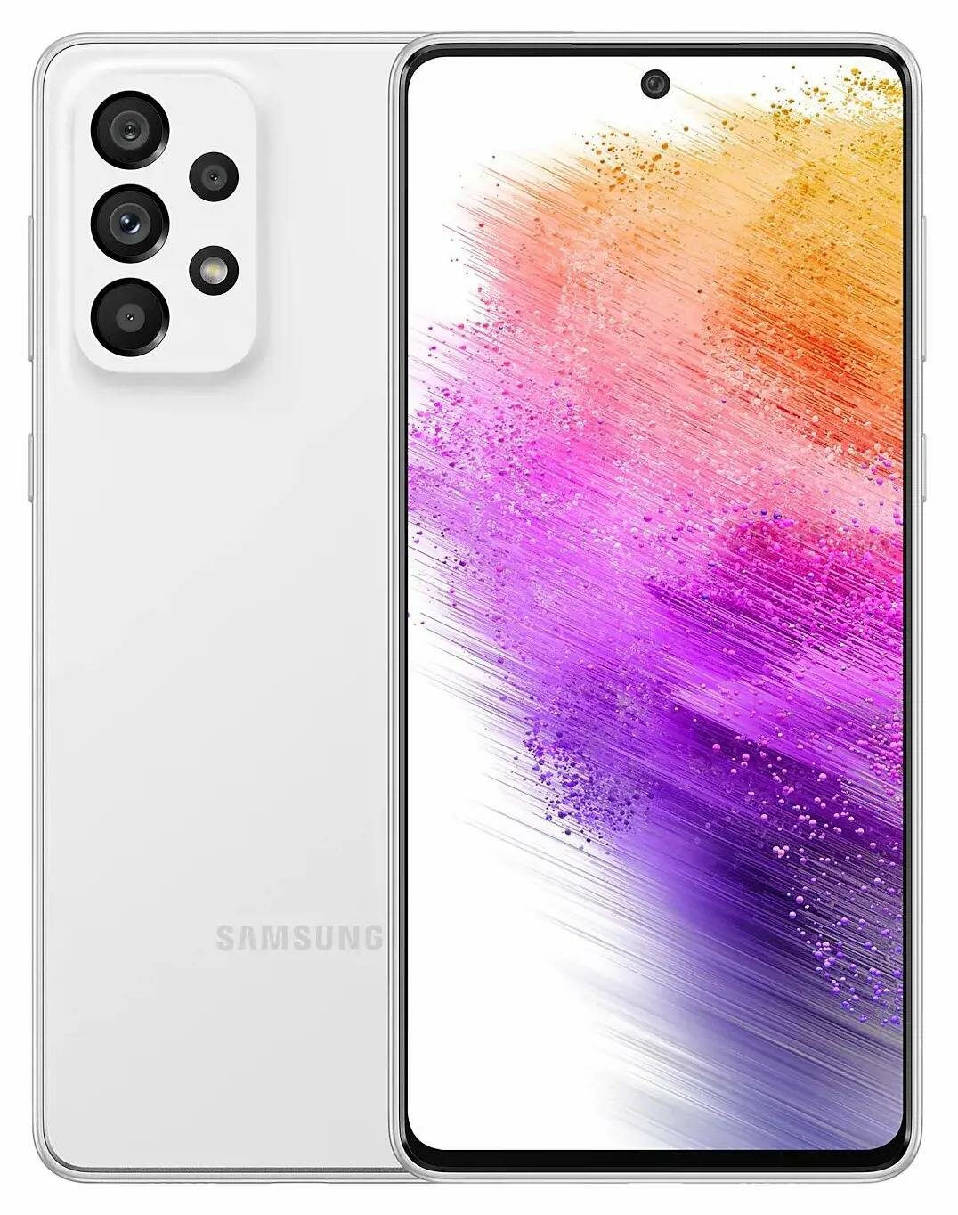 Смартфон Samsung Galaxy A73 128Gb/6Gb, белый