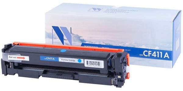 Картридж NV-Print CF411A для HP Laser Jet Pro M477fdn/M477fdw/M477fnw/M452dn/M452nw голубой 2300стр