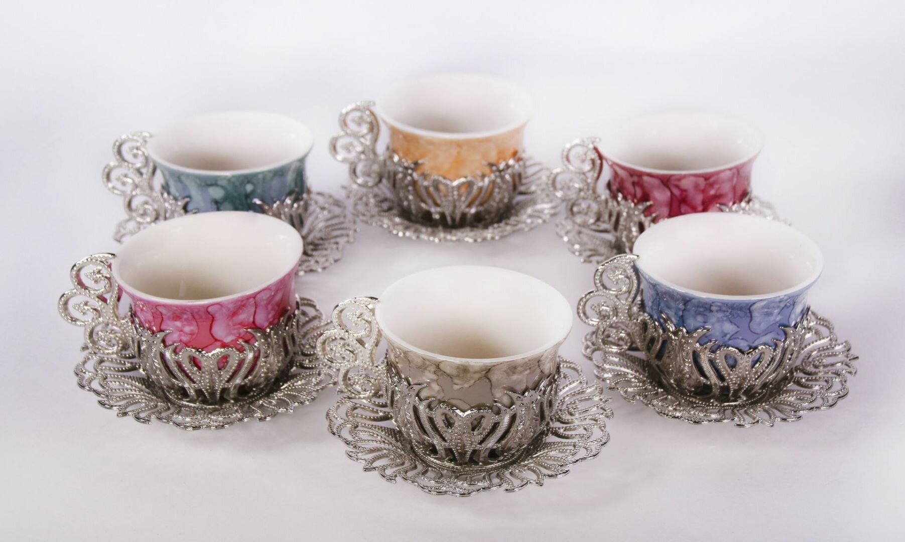 фото Кофейный набор на 6 персон, коллекция мрамор