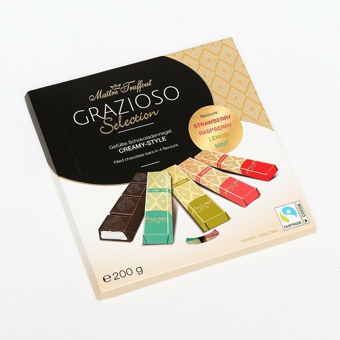 Шоколадные мини-батончиков Grazioso Selection Cremy-Style, 200 г - фотография № 1