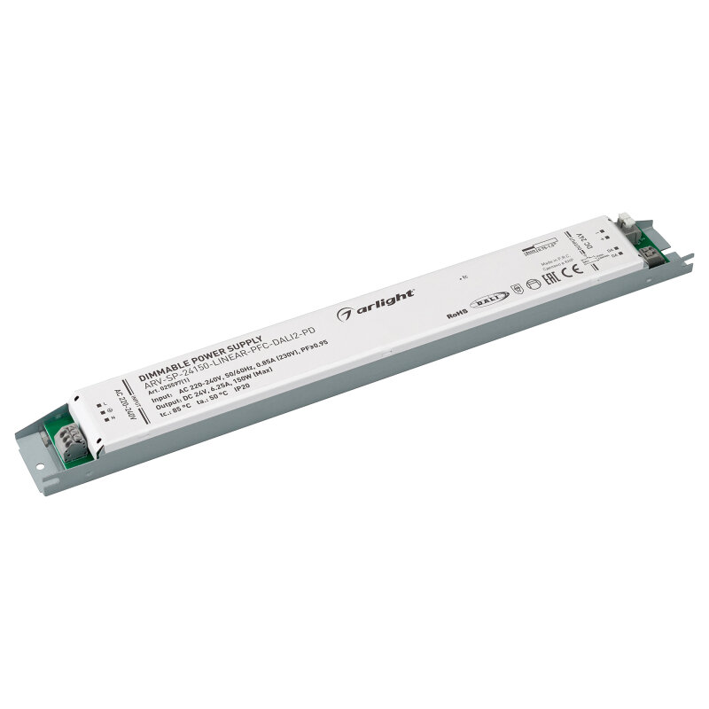 Блок питания Arlight ARV-SP-24150-Linear-PFC-DALI2-PD (24V, 6.25A, 150W) 025597(1)