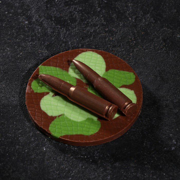 ChocolaVie Шоколадная медаль «Медаль с патронами», 38 г - фотография № 4
