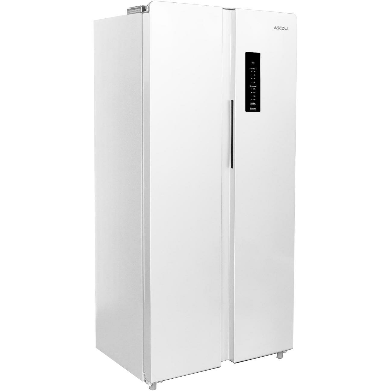 Холодильник (Side-by-Side) Ascoli ACDW450WIB белый - фотография № 1