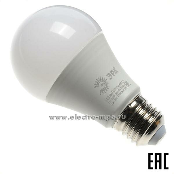 Лампа светодиодная "груша" т/б свет 13Вт Б0020536 LED A60-13W-827-E27 1040Лм 2700K ЭРА (6 шт. в комплекте)