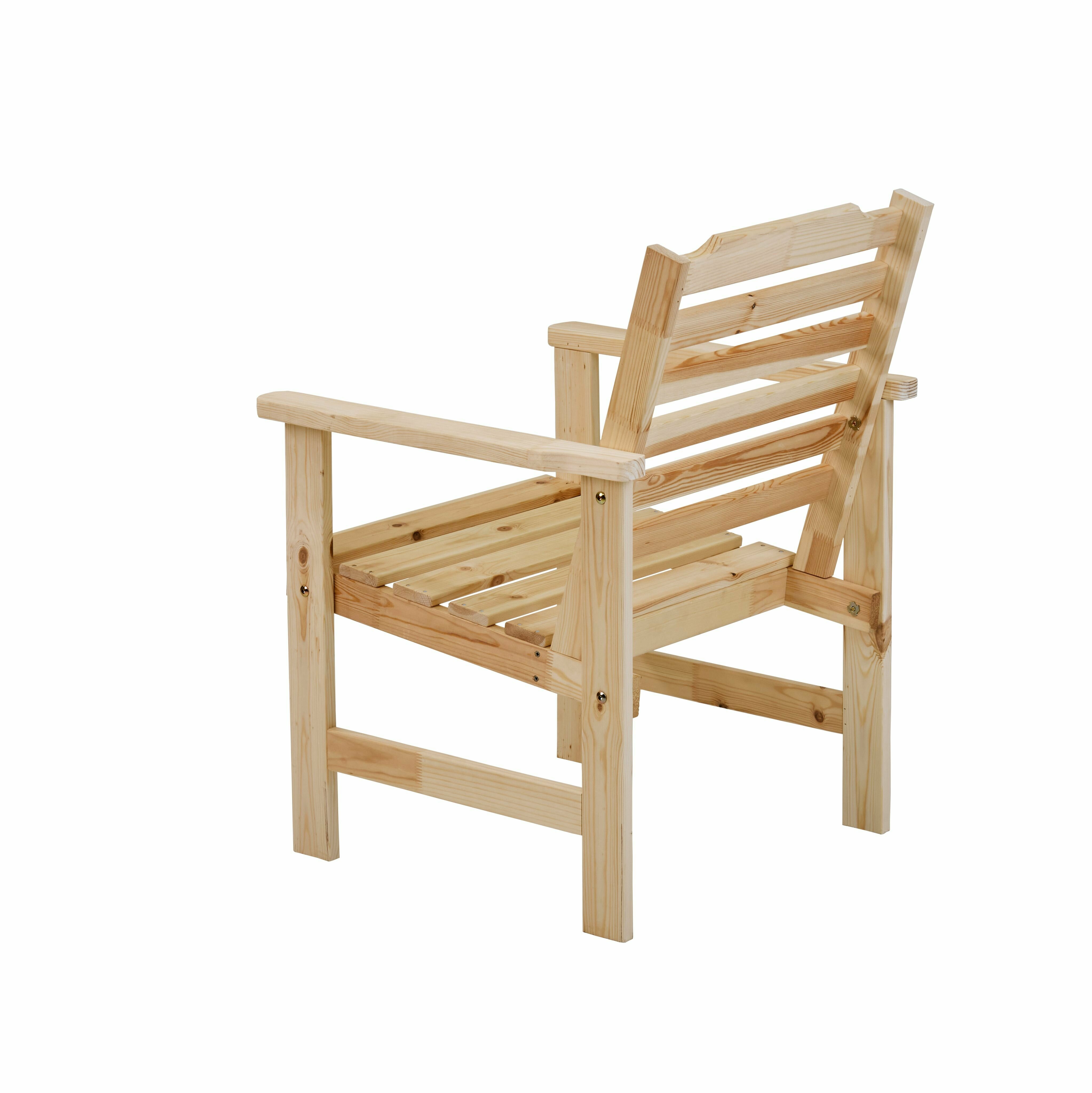 Кресло деревянное для сада и дачи, стэнхамн - фотография № 4