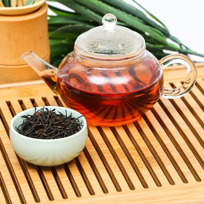 Китайский красный чай "Цзинь Цзюнь Мэй. Золотые брови", 50 г - фотография № 5