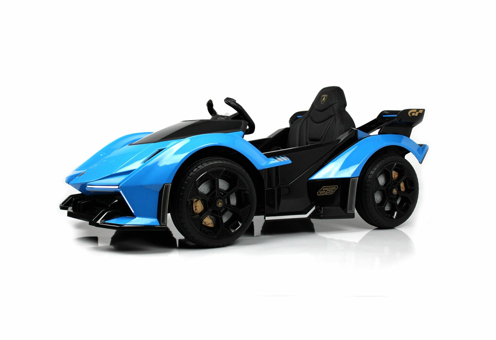 Детский электромобиль Lamborghini GT (HL528) синий (RiverToys)