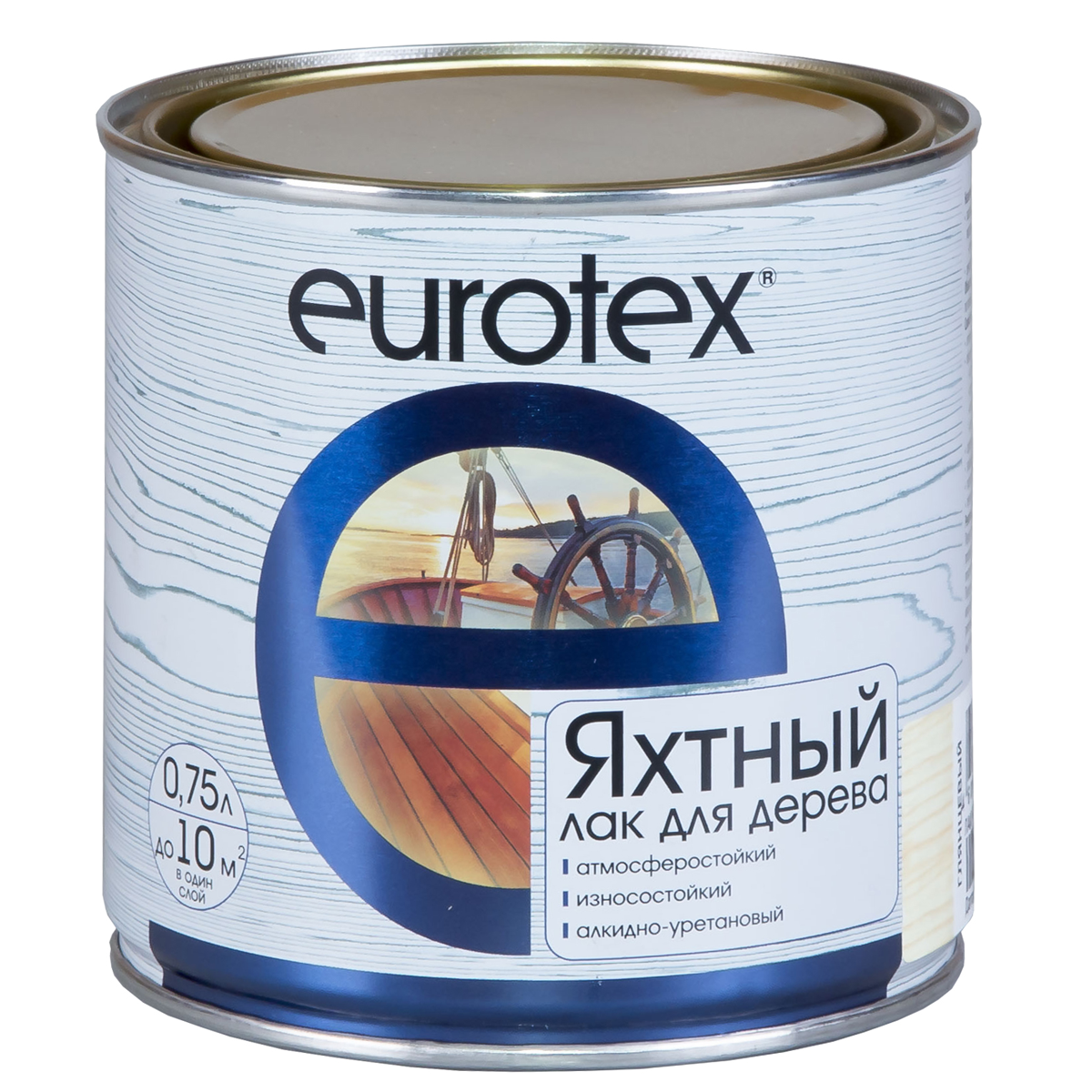 Рогнеда EUROTEX ЛАК яхтный алкидно-уретановый бесцветный глянцевый (2л)