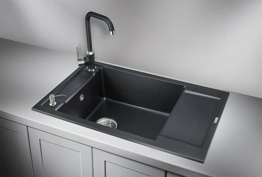 Мойка кухонная GRANULA 7806 Шварц 78х50х50
