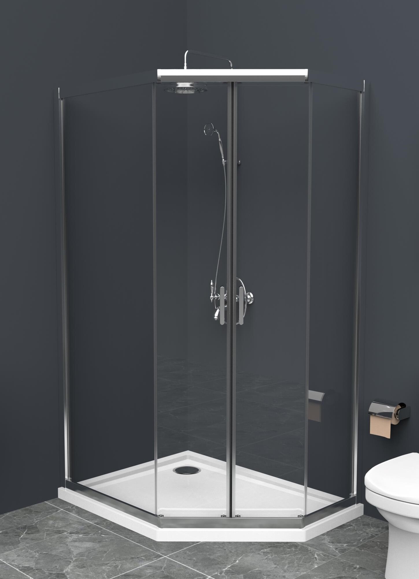 BelBagno UNO-195-PH-2-100/80-C-Cr