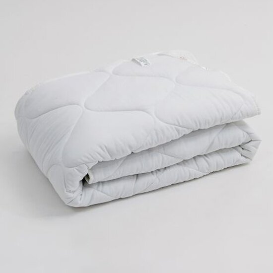 Одеяло облегченное SELENA Crinkle line Полиэфирное волокно 172х205, белый