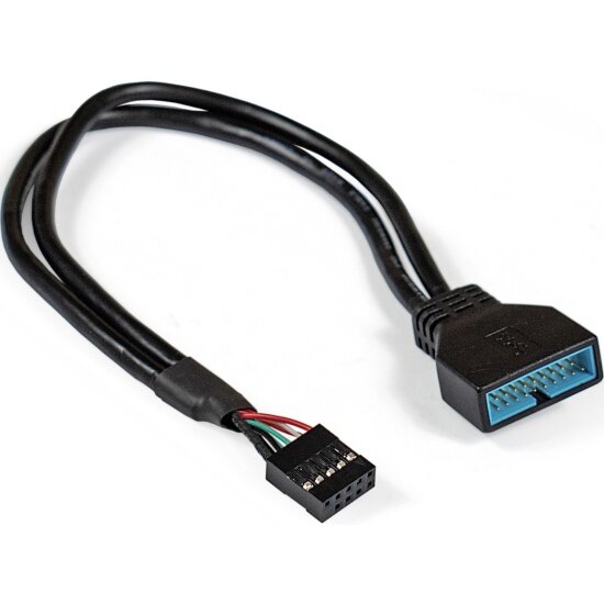 USB 2.0 10 пин -> 20 пин Exegate EX-CC-U3U2-0.3