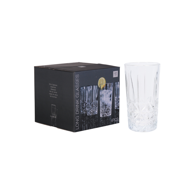 фото Набор стаканов Home Collection Bamboo Paradise Бамбуковый рай 260мл 4 шт