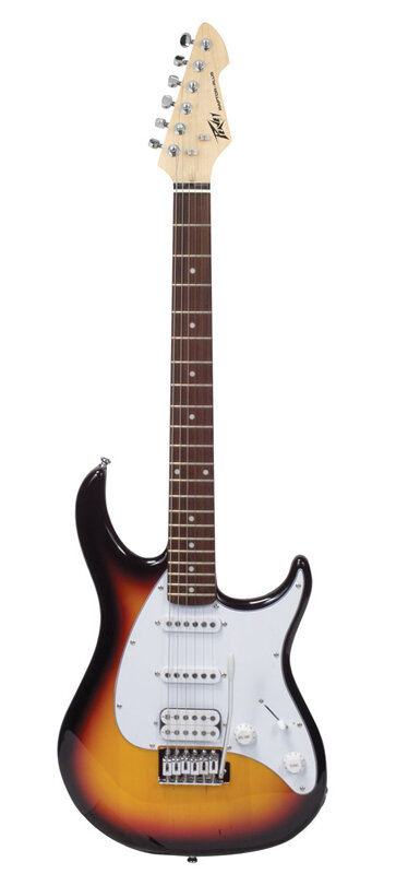 Peavey Raptor Plus Sunburst Электрогитара, stratocaster, корпус: липа, гриф: клён, накладка: палисандр, 22 лада, регуляторы: 1 тон, 1 громкость, 5-поз