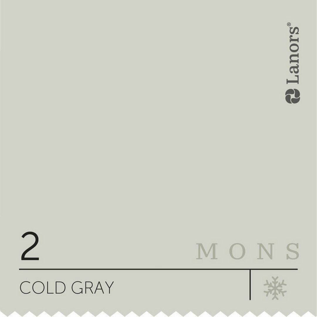 MONS2-Холодный серый/Cold Gray/База Р.12% блеска. Полуматовая. 4.5 литра. Интерьерная краска - фотография № 2