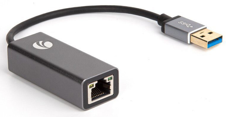 Кабель Vcom -переходник USB 3.0 (Am) --> LAN RJ-45