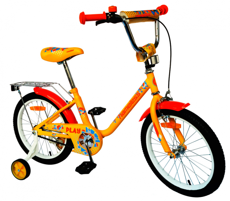 Велосипед Nameless Play 16" желто-оранжевый