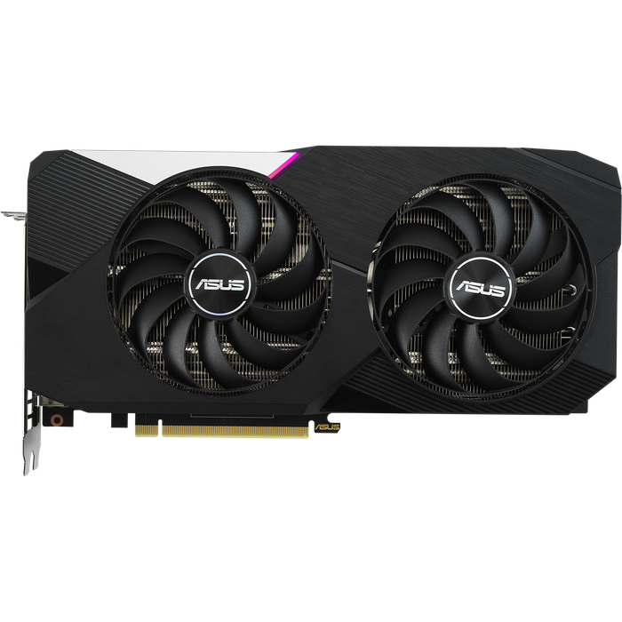 Видеокарта ASUS GeForce RTX 3060 Ti 8192Mb, Dual O8G LHR (Dual-RTX3060TI-O8G-V2) 2xHDMI, 3xDP, Ret