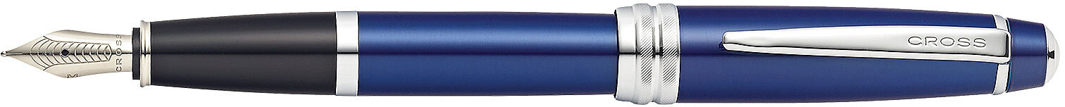 Перьевая ручка Cross Bailey. Цвет - синий, перо - нержавеющая сталь, среднее, AT0456-12MS