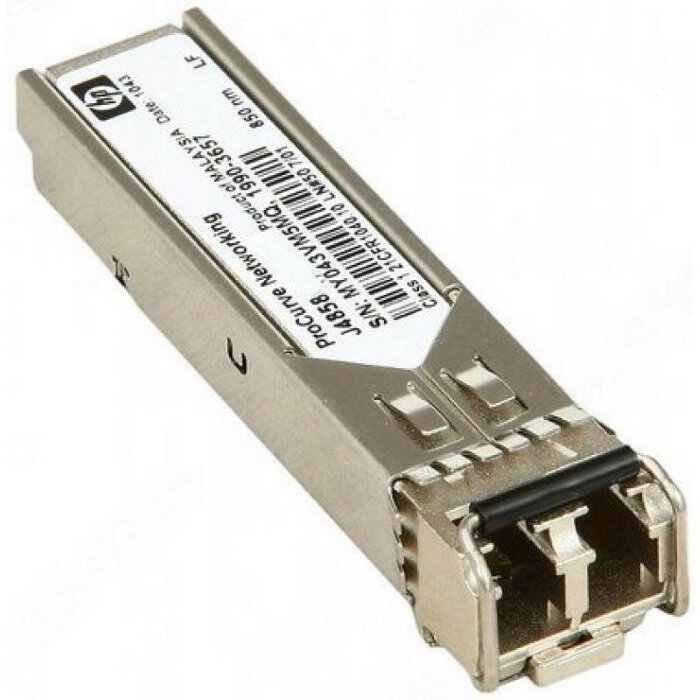 Трансивер HPE Трансивер HPE SFP Оптика LC TX 850нм. RX Максимальное расстояние 0.55км J4858D