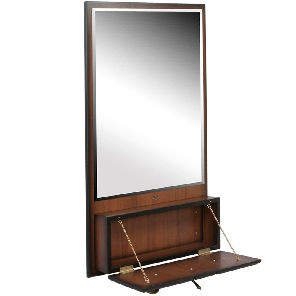 Настенное зеркало Bogacho Пандора коричневого цвета - фотография № 3