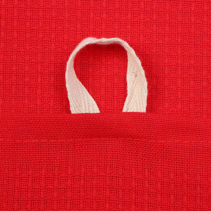Полотенце Этель, цв. красный, 50х70 см, 100% хл (комплект из 11 шт) - фотография № 4