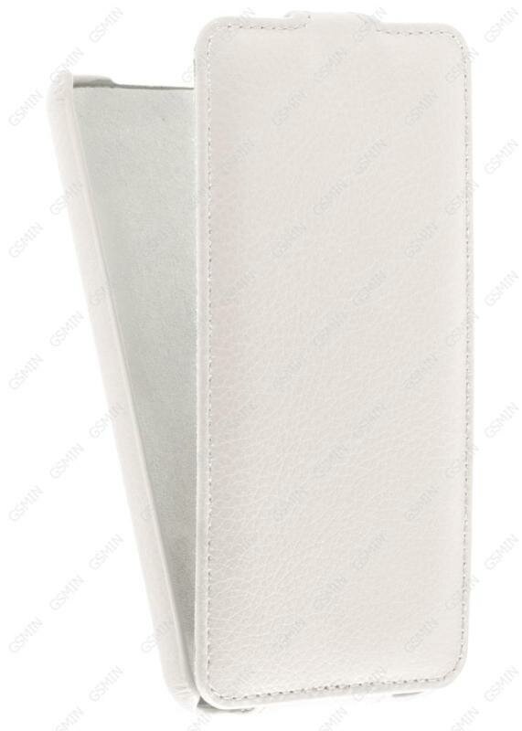 Кожаный чехол для HTC Desire Eye Art Case (Белый)