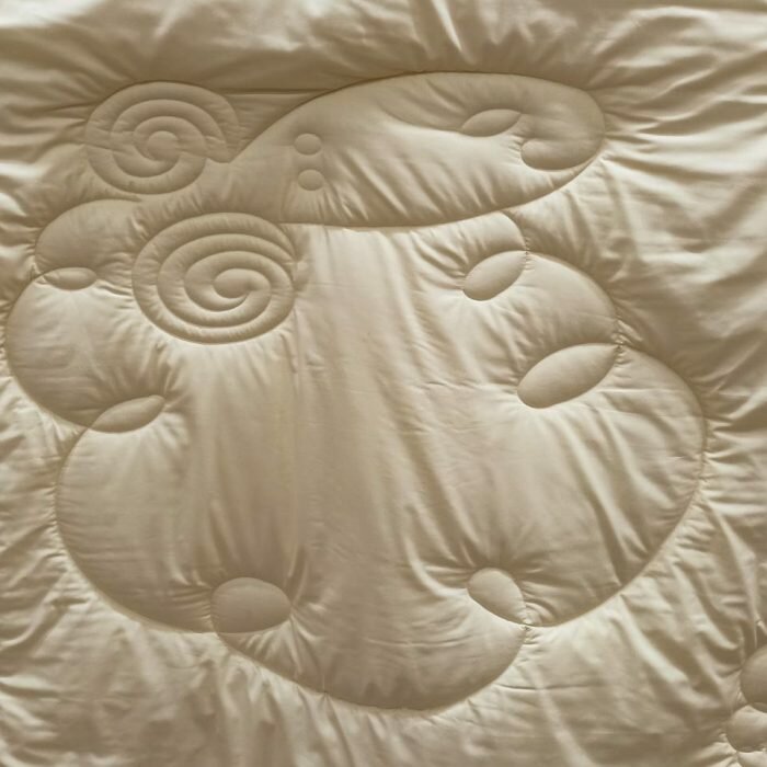 Одеяло всесезонное стеганное "Золотой мерино" 172х205 см - фотография № 3