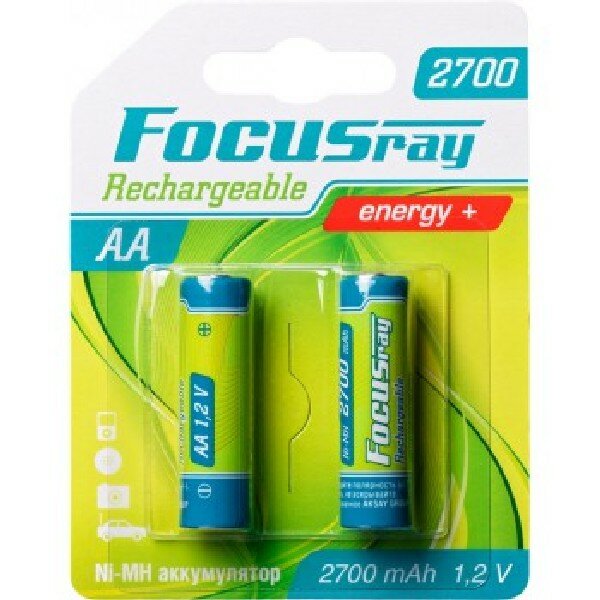 Аккумуляторы АА FOCUSray 2700 mAH BL2