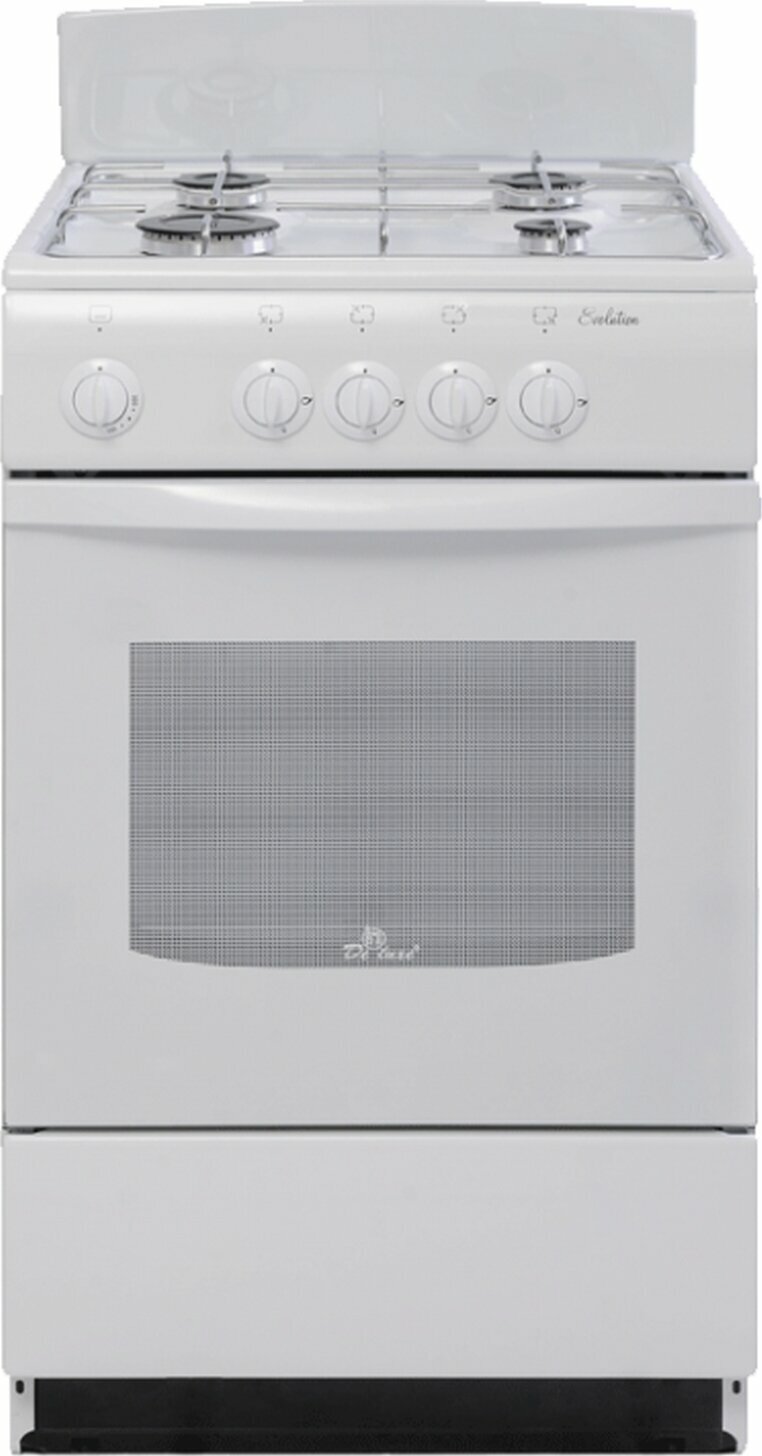 Газовая плита DeLuxe 5040.38Г(Щ), газовая духовка, белый