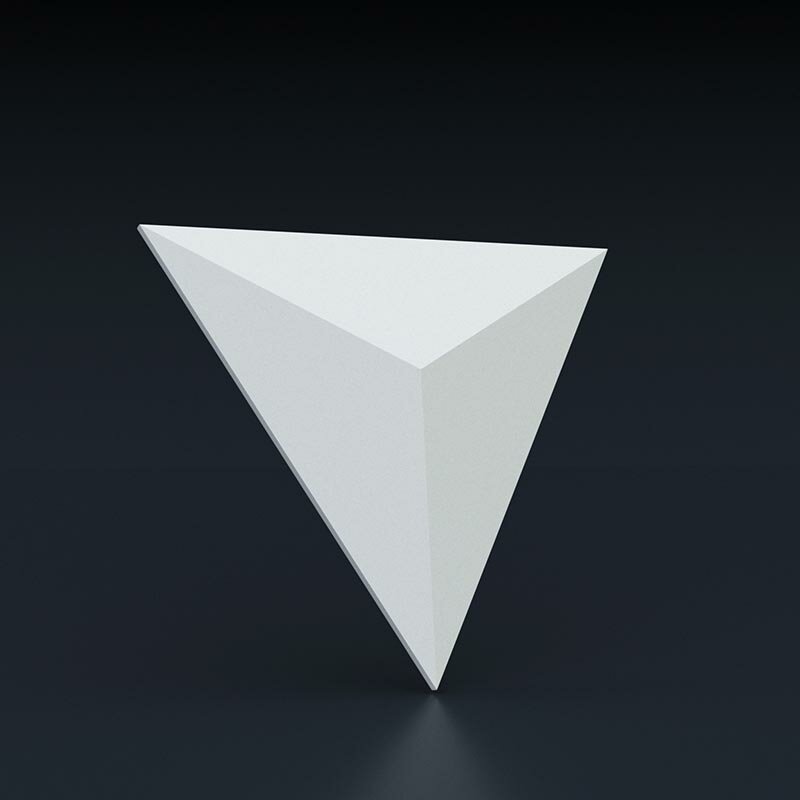 Гипсовые 3Д Элементы "Треугольник" - фотография № 1