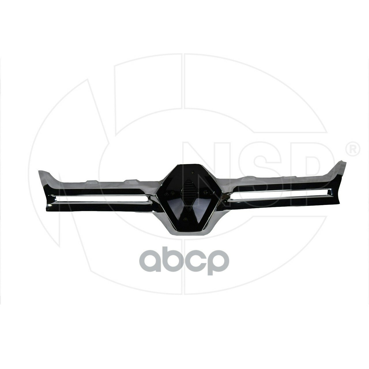 Накладка решетки радиатора renault duster (хром) nsp арт. nsp07623827948r - NSP арт. NSP07623827948R