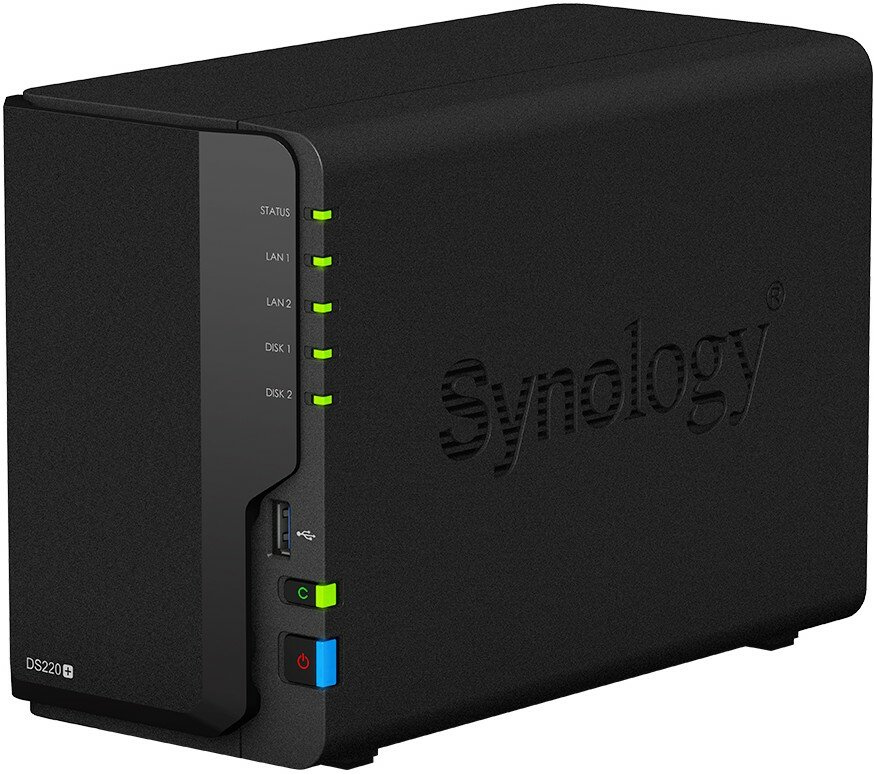   Synology DS220+  3.5" SATA III 28TB Basic,RAID 0,RAID 1,Synology Hybrid RAID 2 GB DDR4 -   2. 1 Gb/s