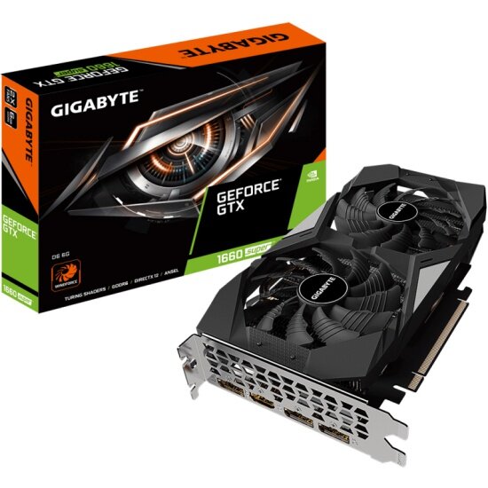 Видеокарта GIGABYTE GeForce GTX 1660 SUPER D6 6G